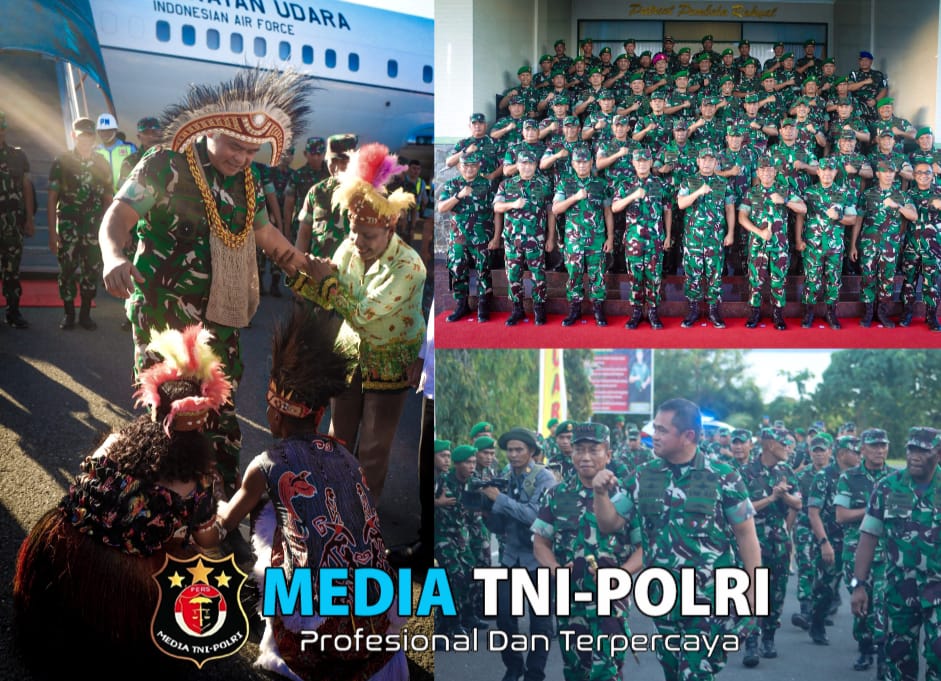 KSAD Kunker di Kodam XVIII/Kasuari Tekankan Prajurit Tingkatkan Keimanan, Ketakwaan dan Banyak Bersyukur