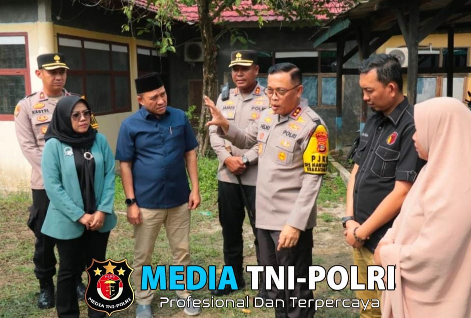 Kapolda Lampung Cek Langsung Kelengkapan Gudang Logistik Milik KPU Tulang Bawang