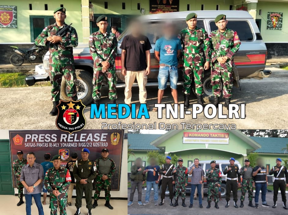 Satgas Pamtas Yonarmed 11 Kostrad Berhasil Gagalkan Penyelundupan Toyota Land Cruiser VX 4WD dari Malaysia