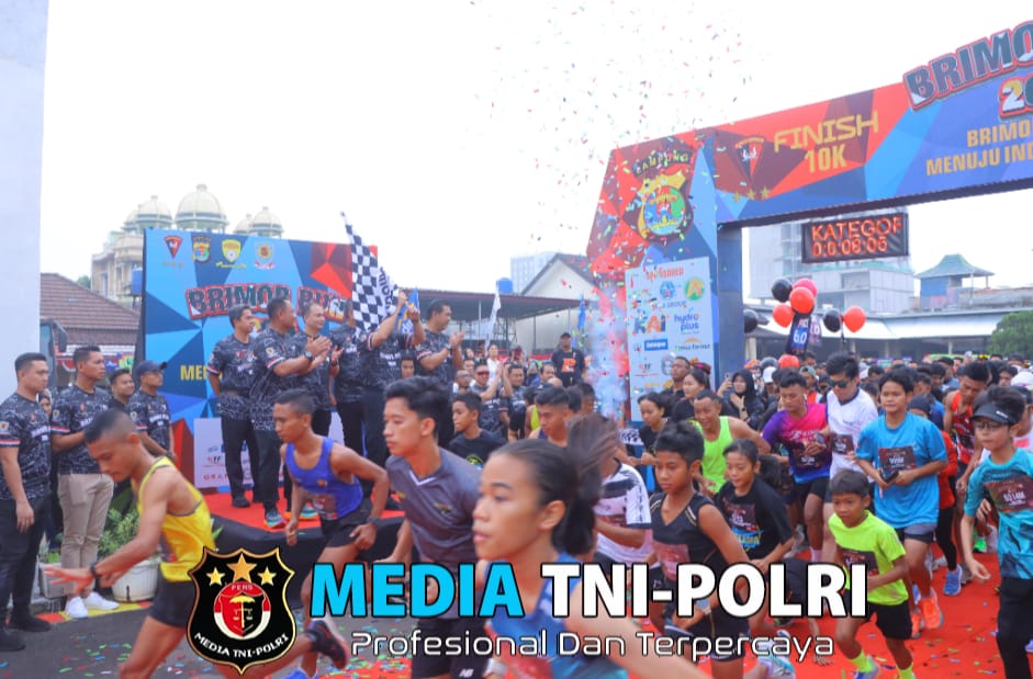 Semarak Brimob Run 2024: Ribuan Peserta Meriahkan HUT Brimob ke-79 di Lampung