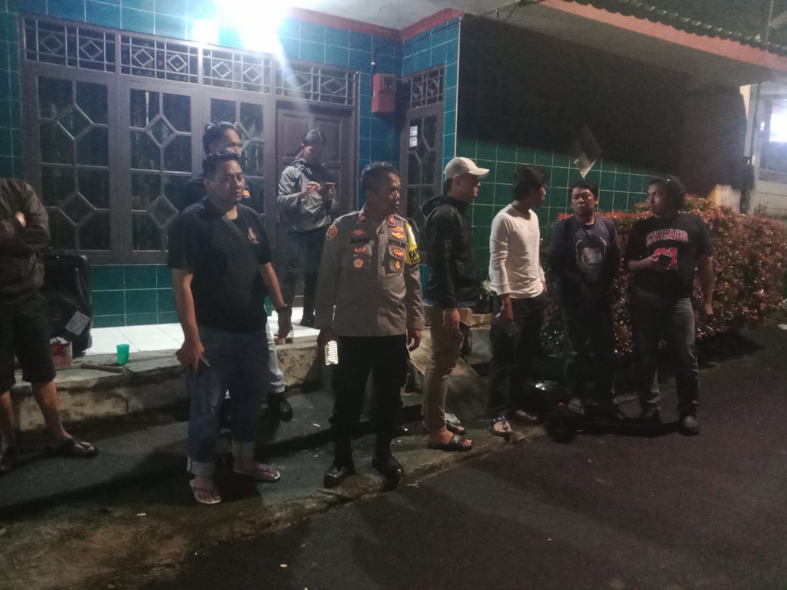 Polsek Tanansari Bersama Instansi Terkait Cek Lokasi Adanya Penemuan  Bahan Peledak Jenis Granat Tangan  Jenis HRN