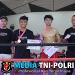 Atlet Kickboxing Pasmar 3 Berhasil Raih Medali Emas Dalam Kejuaraan Open Tournament Raja Devis Kickboxing Championship 2024