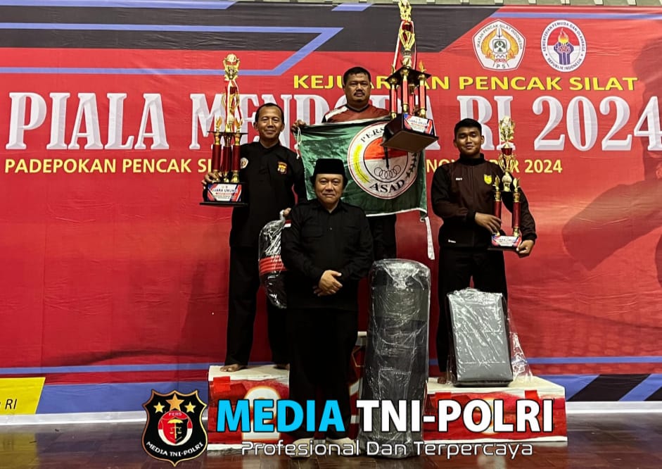Ukir Prestasi, Bripda Raffi Aksan Wijaya Personel Polres Lampung Utara Sabet Mendali Perunggu Kejuaraan Pacak Silat Piala Menpora RI 2024