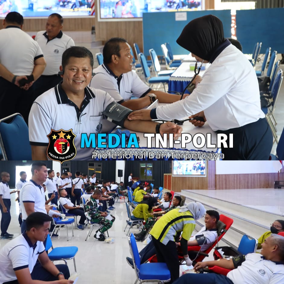 Sambut Hari Armada RI, Koarmada III Gelar Donor Darah