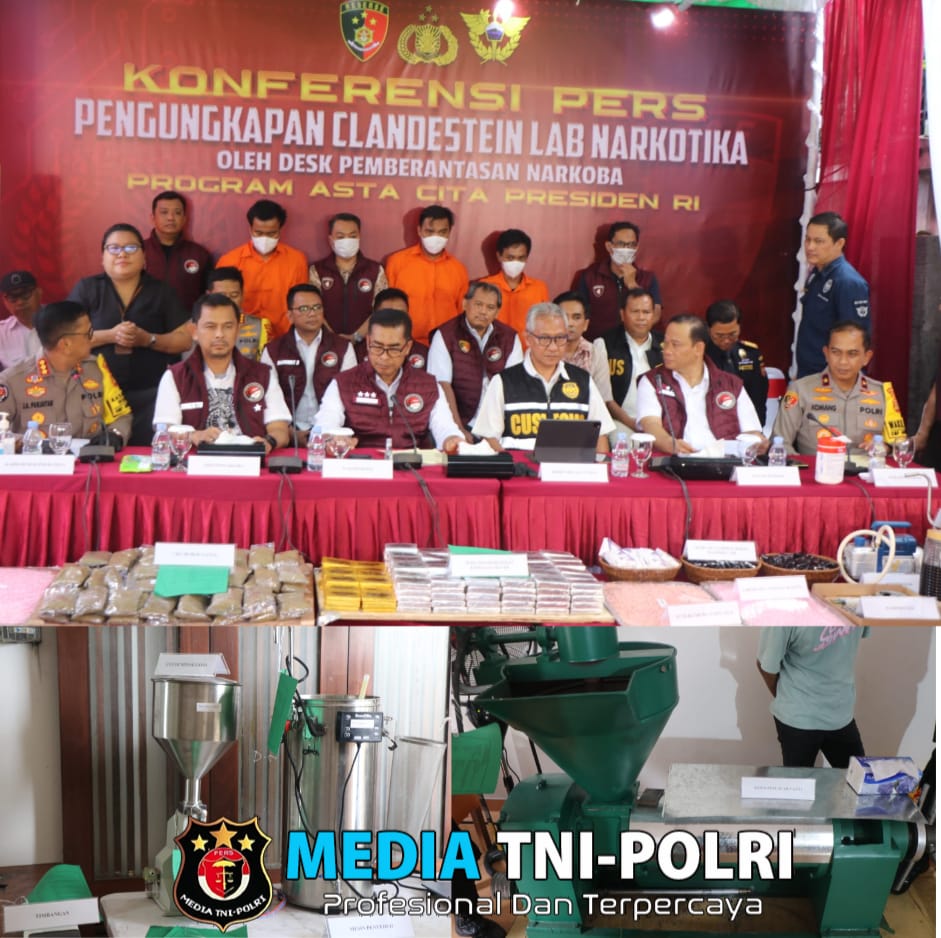 Polri Bongkar Jaringan Clandestine Lab Narkoba Senilai Rp 1,5 Triliun di Bali