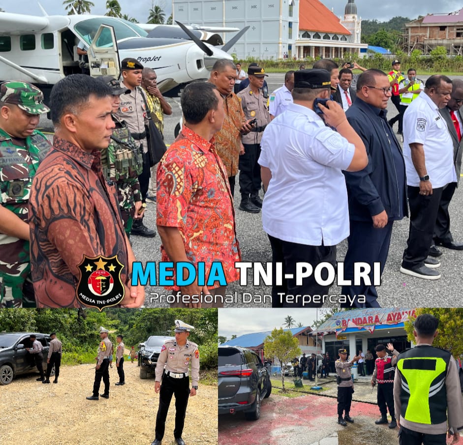 Polres Maybrat Laksanakan Pengamanan Ketat Kunjungan Kerja Pj. Gubernur PBD, Sinergitas TNI-Polri Jaga Kondusifitas
