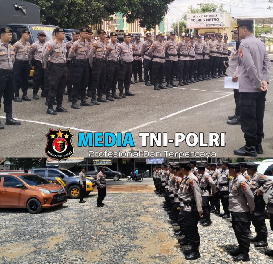 Kapolres Lampung Timur Kirimkan 199 Personel Untuk Pengamanan Unjuk Rasa di Metro