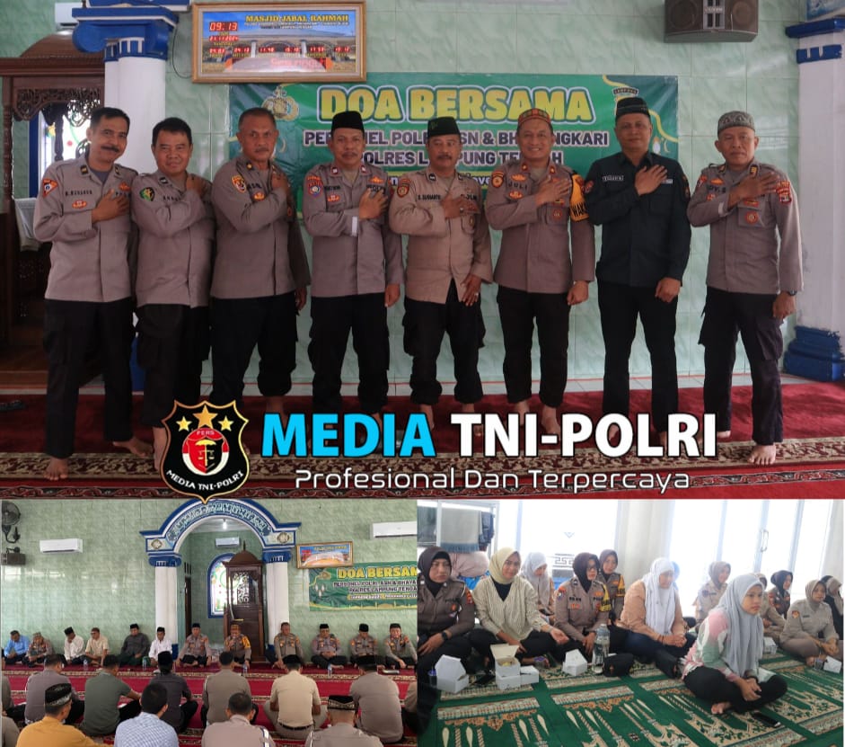 Jelang Pilkada Serentak 2024, Polres Lampung Tengah Gelar Doa Bersama