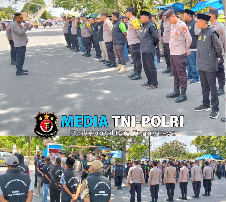 Apel Gabungan Bersama Satgas Kuat Rayon B Dilanjutkan Patroli Skala Besar Jelang Pilkada 2024