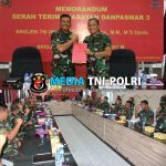 Brigjen TNI (Mar) Andi Rahmat M Terima Memorandum Pelaksanaan Tugas Komandan Pasmar 3