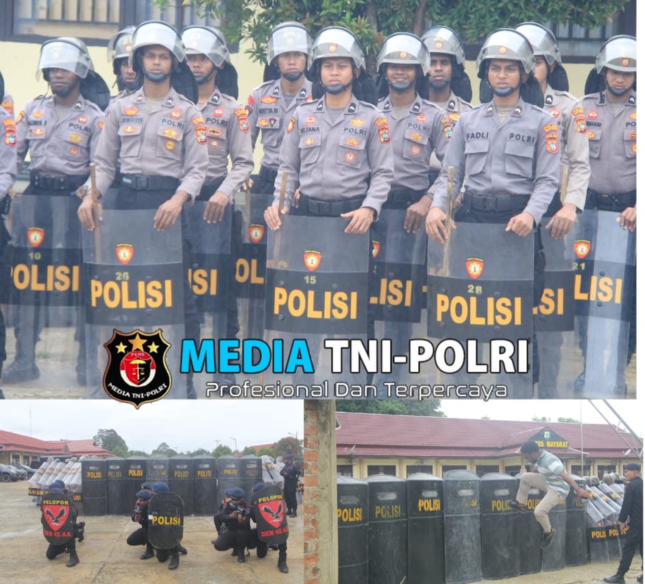 H-6 Jelang Pilkada Damai 2024, Polres Maybrat Mantapkan Simulasi Sispam Kota Bersama BKO Brimob Polda Papua Barat