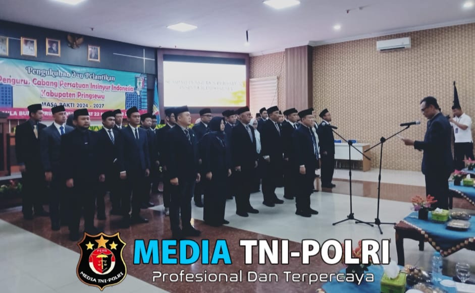 Dr.Marindo Kurniawan Dilantik Jadi Ketua Persatuan Insinyur Indonesia Kabupaten Pringsewu