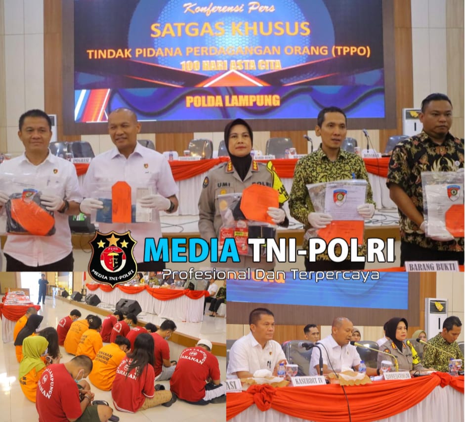 Program Asta Cita: Polda Lampung Amankan 15 Pelaku Perdagangan Orang