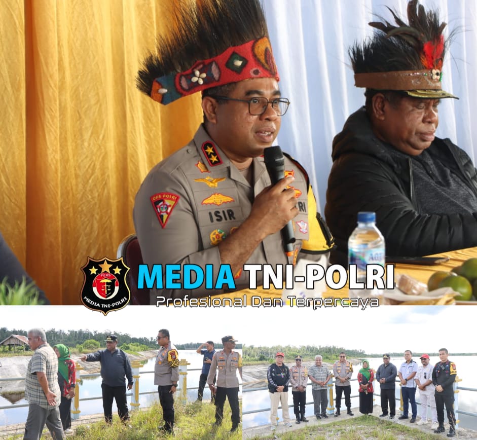 Kapolda Papua Barat Bersama Forkopimda Tinjau Lokasi Ketahanan Pangan di Distrik Bomberai Kabupaten Fakfak