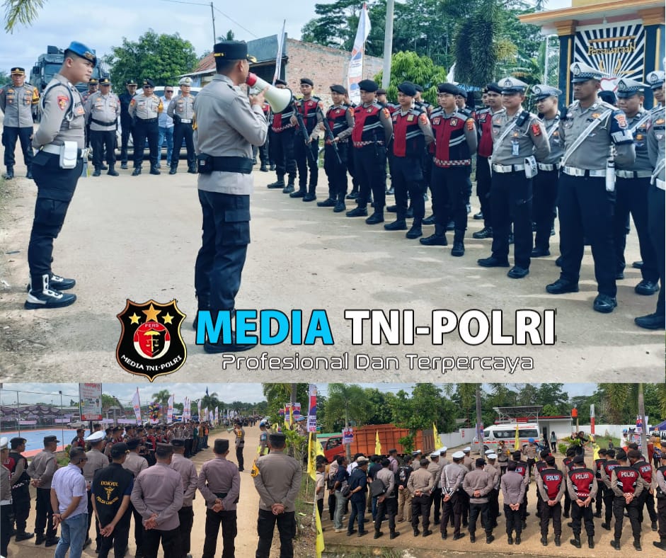 Polres Mesuji Laksanakan Pengamanan Kampanye Akbar Nomer Urut 02 Elfianah – Yugi Wicaksono