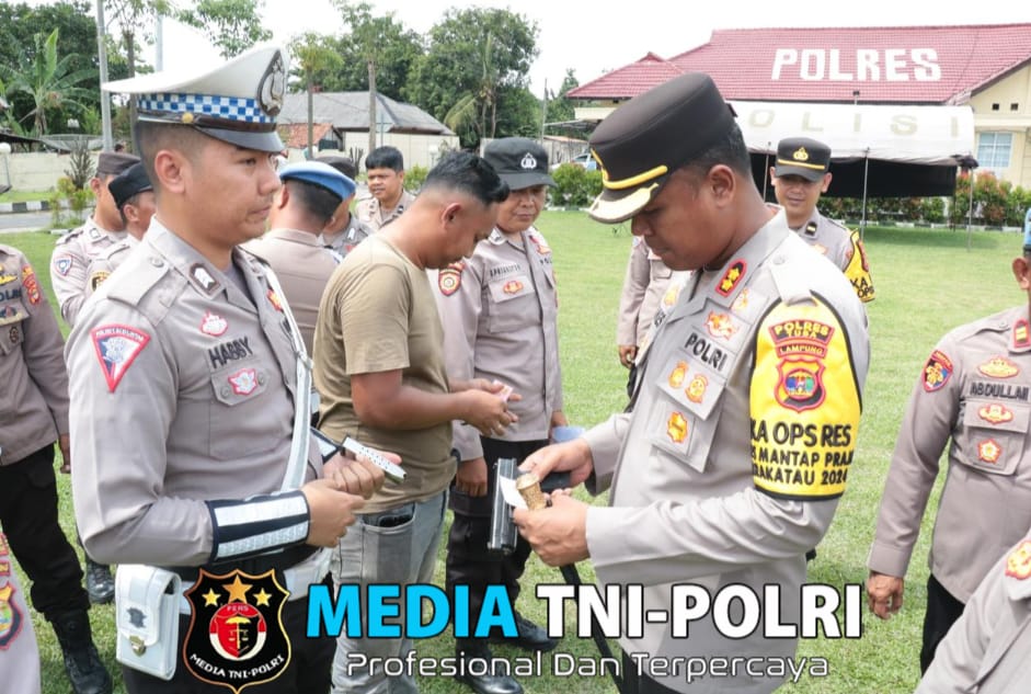 Polres Tulang Bawang Lakukan Pengecekan Senjata Api Dinas untuk Tingkatkan Pengawasan
