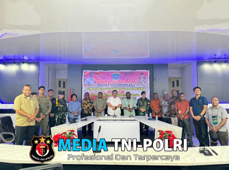 Kapolres Maybrat Hadiri Rapat Forkopimda dan Penyelenggara Pemilukada untuk Persiapan Pemilukada 2024 di Kabupaten Maybrat