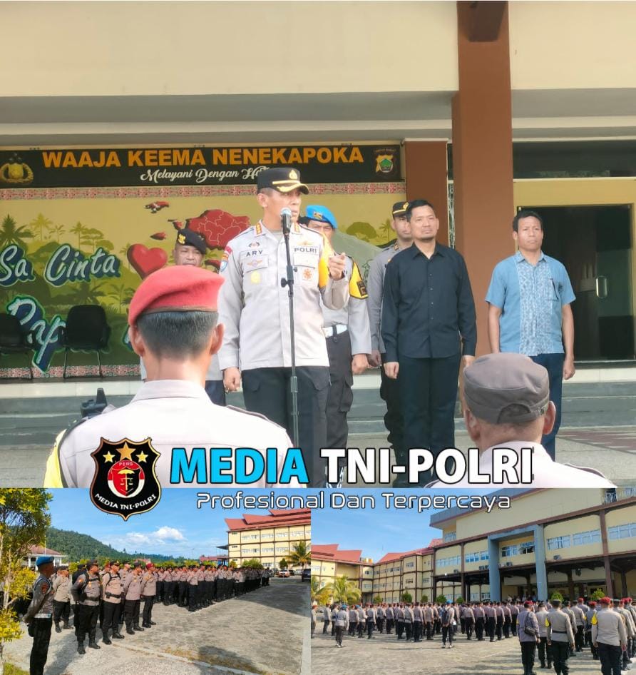 H-3 Pencoblosan Pilkada Serentak, Polda Papua Barat BKO Personil ke Polresta Manokwari dan Polres Pegaf