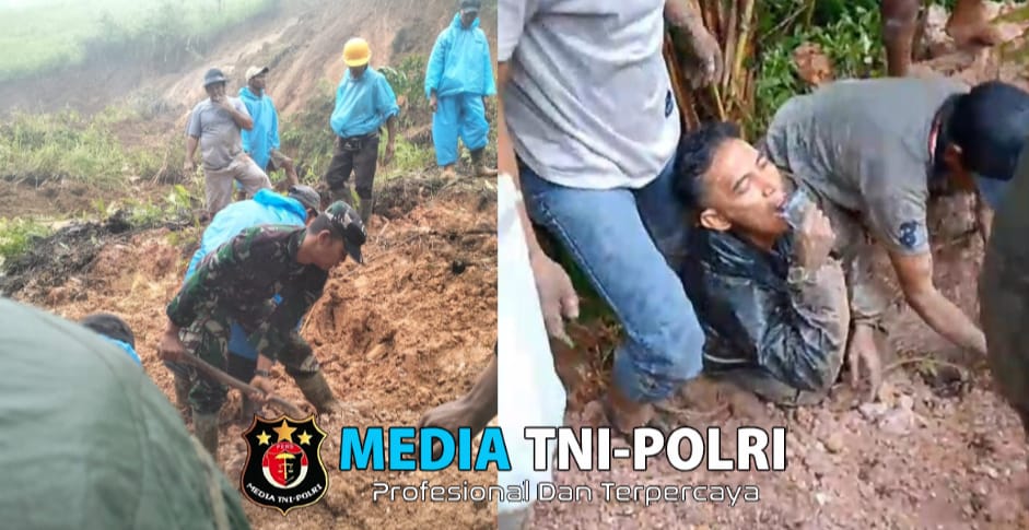 Tangguh di Tengah Bencana: Babinsa Kodim 0409 RL Selamatkan Korban Longsor di Lebong