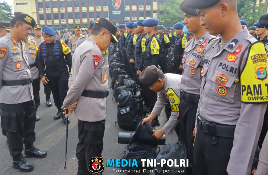 Polda Lampung Kerahkan 1.229 Personel untuk Amankan Pilkada Serentak 2024