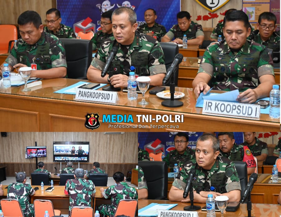 Pangkoops Udara I Pimpin Briefing Pengamanan Pilkada Serentak kepada Satuan Jajaran