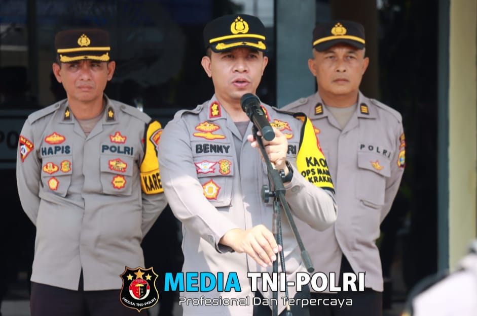 Kapolres Lampung Timur Imbau Pendukung Paslon Tetap Tenang Pasca Penghitungan Suara di TPS