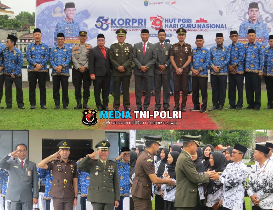 Kasdim 0402/OKI Hadiri Upacara Hari Ulang Tahun Korpri