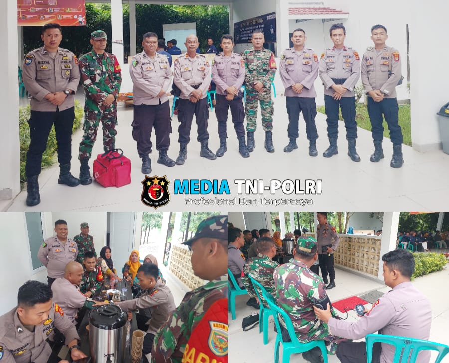 Sie Dokkes Pores Tulang Bawang Barat Cek Kesehatan Personil, Pastikan Kesehatan Saat Sidang Pleno Penghitungan Suara Tingkat PPK