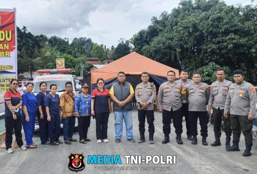 Polrestabes Medan Dirikan Posko Penanggulangan Longsor Sibolangit, Berikut Nomor Pengaduannya
