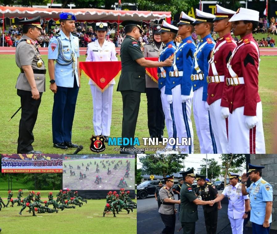 Kasal Hadiri Wisuda Pratar Akademi TNI dan Prabhatar Akademi Kepolisian Tahun 2024 di Magelang