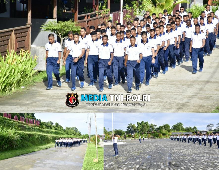 Jumat Gembira, Prajurit Denmako Pasmar 3 Laksanakan SKJ 88 dan Jalan Sehat