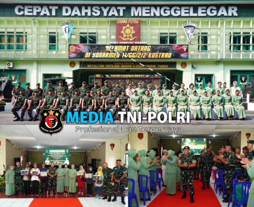 Pangdivif 2 Kostrad Beri Pengarahan kepada Prajurit dan Persit Yonarmed 11 Kostrad