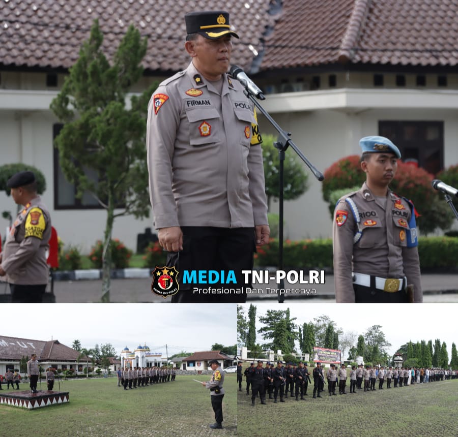 Pasca Pilkada Serentak 2024, Polres Lampung Utara Gelar Apel Siaga