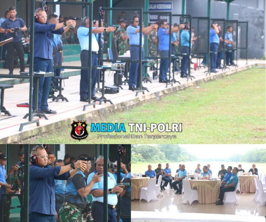 Pangkoops Udara I Turut Hadir Mengikuti Kegiatan Menembak