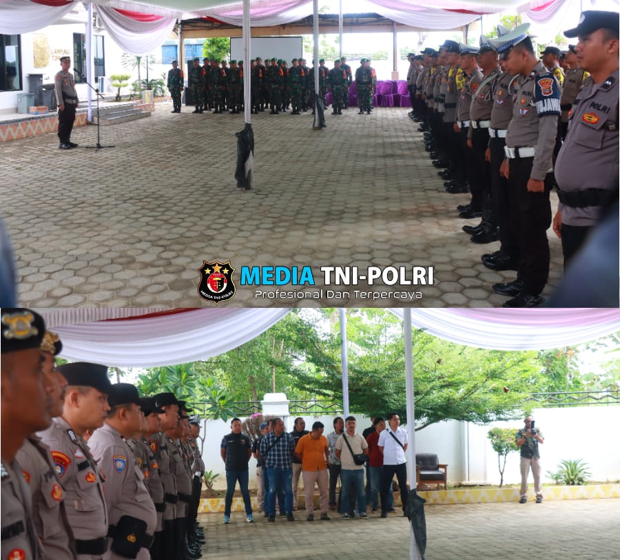 Polres Lampung Timur Kerahkan Ratusan Personel Amankan Rapat Pleno Terbuka Rekapitulasi Suara Pilkada 2024