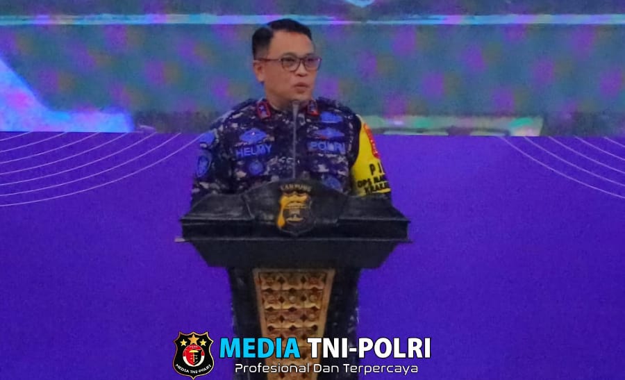 Bacakan Amanat Kapolri, Kapolda Lampung Pimpin Syukuran HUT ke-74 Polairud