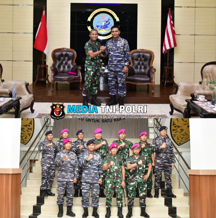 Komandan Pasmar 3 Laksanakan CC Ke Danlantamal XIV Sorong