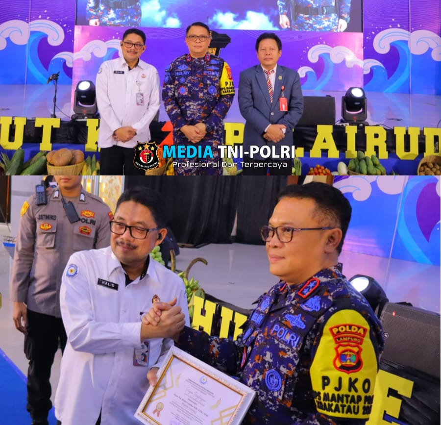 Kapolda Lampung Terima Penghargaan atas Pengungkapan Kasus Menonjol, Termasuk Penyelundupan Benih Lobster