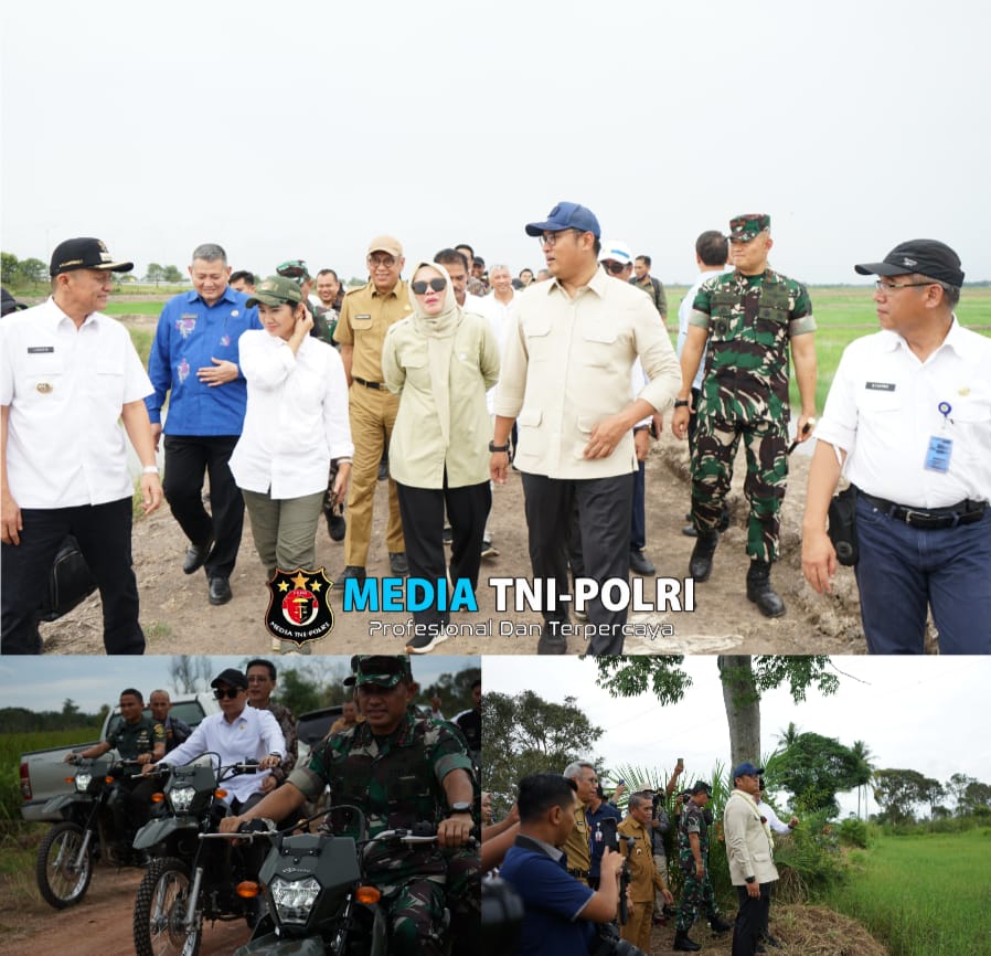 Dandim 0402/OKI-OI Mendampingi Kunjungan Kerja Wamentan RI Di Kabupaten Ogan Ilir