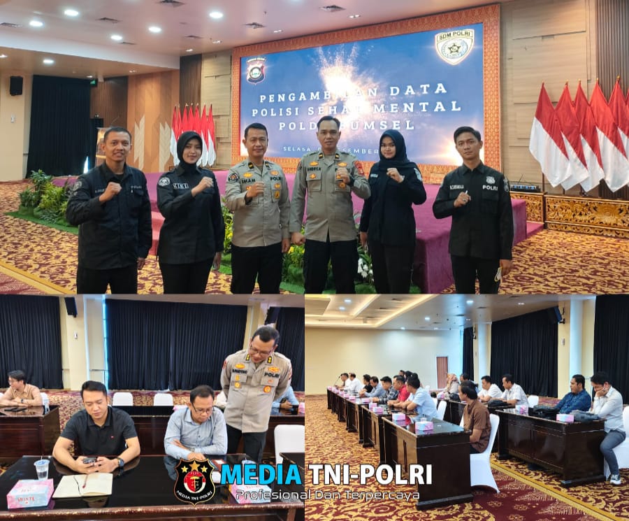 Polda Sumsel Laksanakan Pengambilan Data Kesehatan Mental Polisi, Dukung Program “Polisi Sehat Mental “