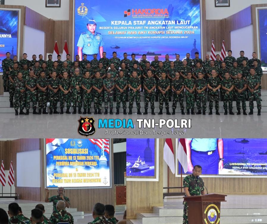 Koarmada III Gelorakan Semangat Anti Korupsi Menjelang HAKORDIA 2024