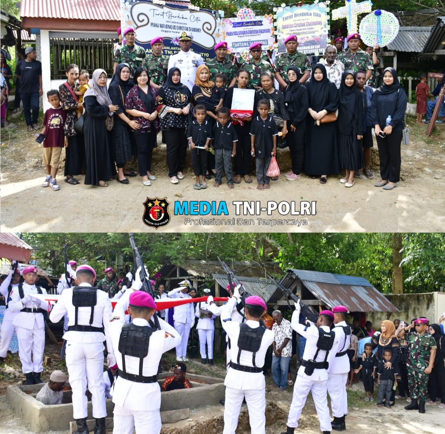 Wujud Penghormatan Terakhir, Wadan Pasmar 3 Hadir Dalam Upacara Persemayaman dan Pemakaman