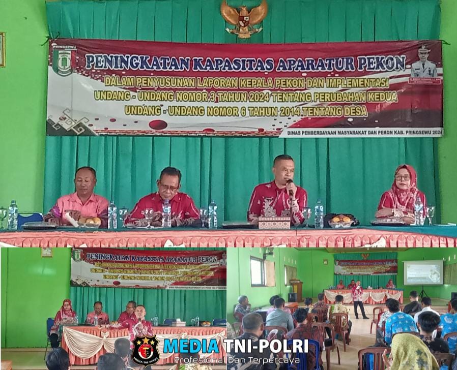 Dinas PMP Kabupaten Pringsewu Gelar Acara Peningkatan Kapasitas Aparatur Pekon Tahun 2024