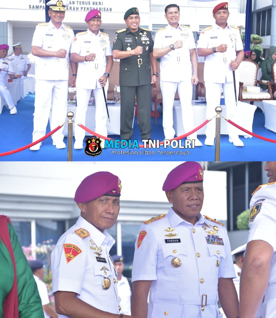 Komandan Pasmar 3 Ikuti Upacara Hari Ulang Tahun Armada Republik Indonesia Tahun 2024