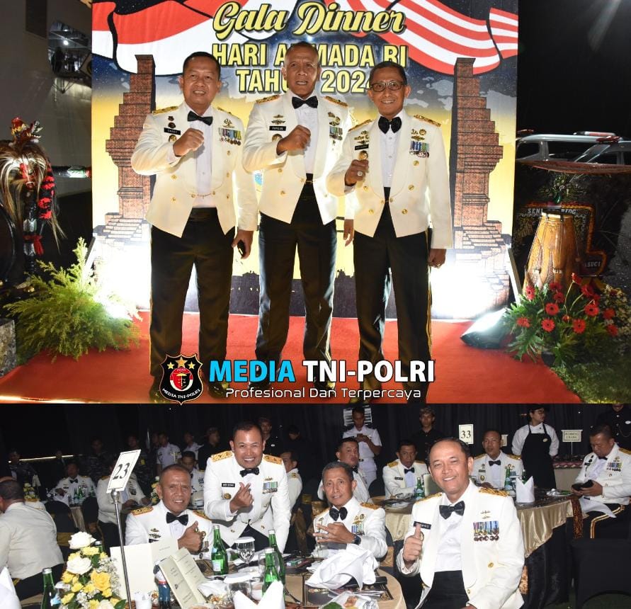 Komandan Pasmar 3 Hadiri Gala Dinner Jelang HUT Armada RI 2024 di Surabaya