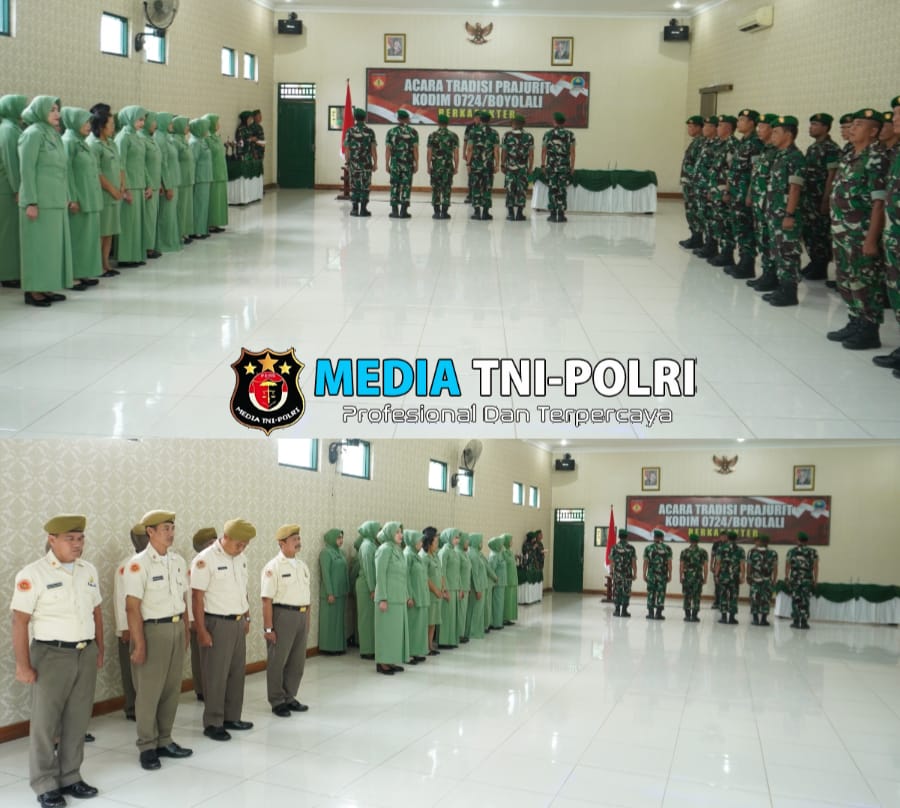 Kodim Boyolali Gelar Tradisi Serah Terima Jabatan dan Pindah Satuan