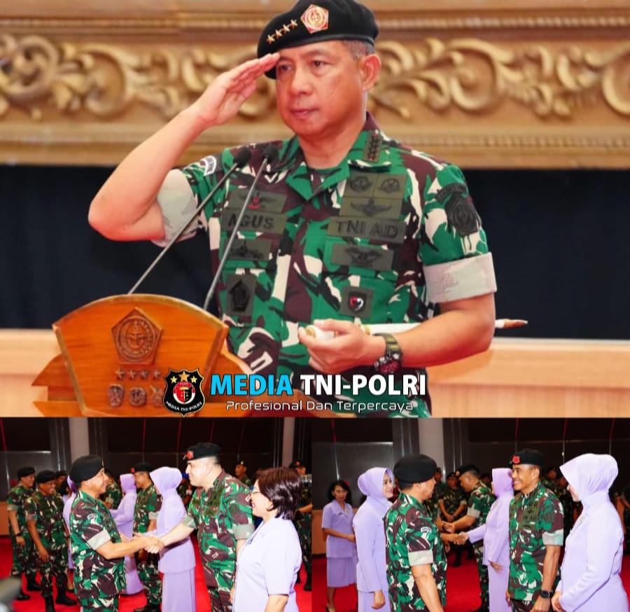 Panglima TNI Terima Laporan Korps Kenaikan Pangkat 16 Perwira Tinggi TNI