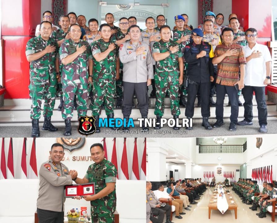 Pangdam I/BB dan Kapolda Sumut Bahas Langkah Tegas Hadapi Teror Jalanan