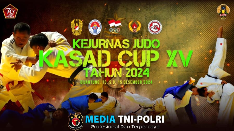 Gratis !!!  Ayo Saksikan Kejurnas Judo Kasad Cup XV Tahun 2024