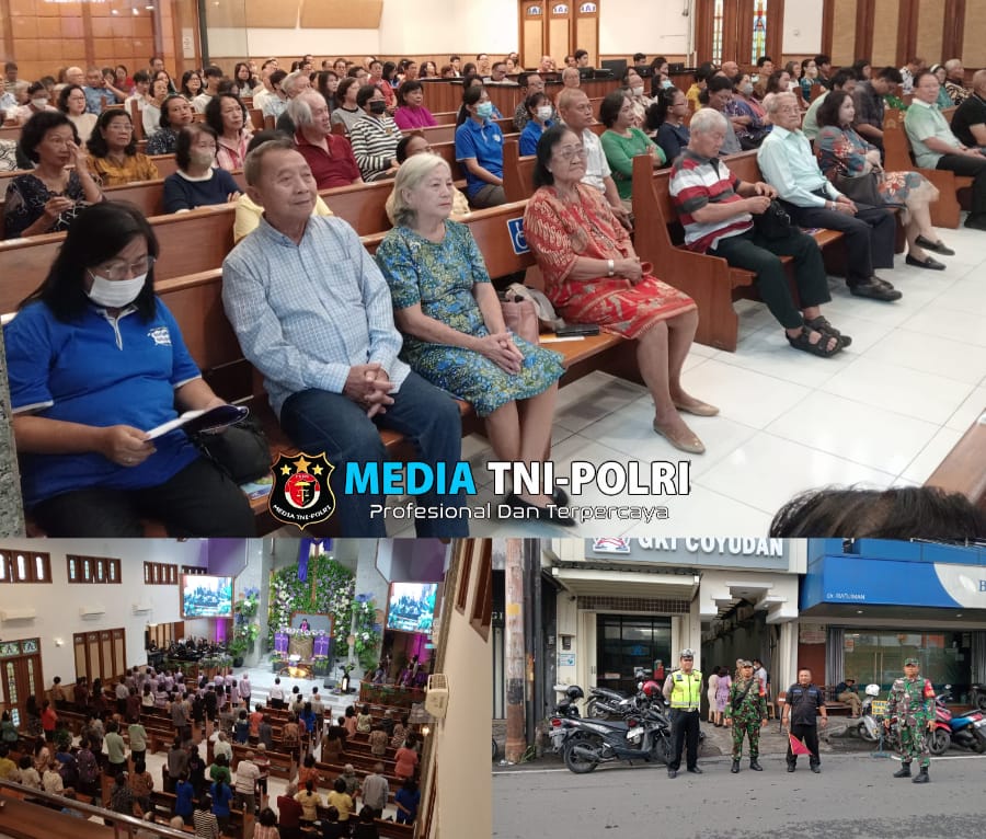 Pantang Kendur di Hari Libur, Babinsa Jayengan Amankan Ibadah Natal & Tahun Baru 2025